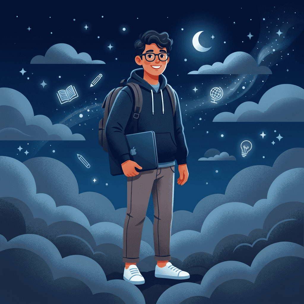 Login Illustration Dark